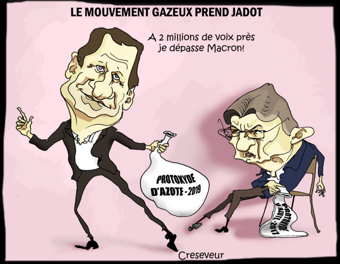 Jadot en plein effet gazeux