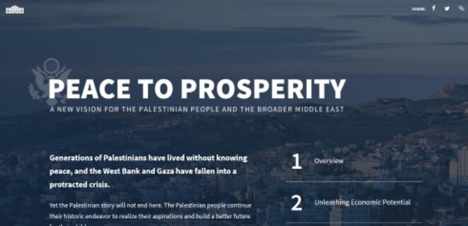 Peace for prosperity © White House Peace for prosperity © White House
