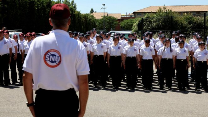 Volontaires du tout nouveau Service National Universel (SNU). Volontaires du tout nouveau Service National Universel (SNU).