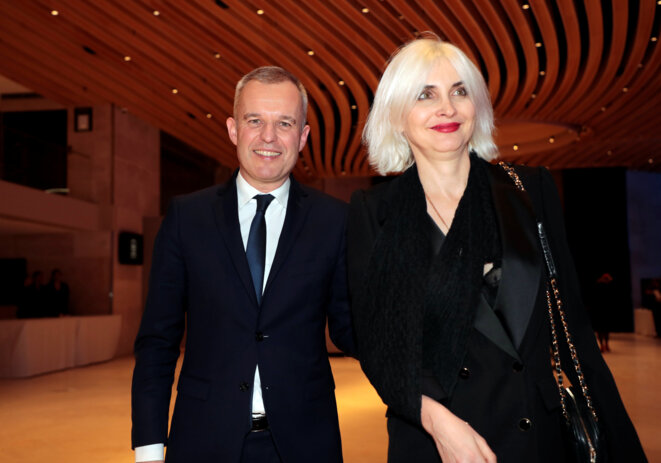 François et Séverine de Rugy, le 21 février 2019. © Reuters