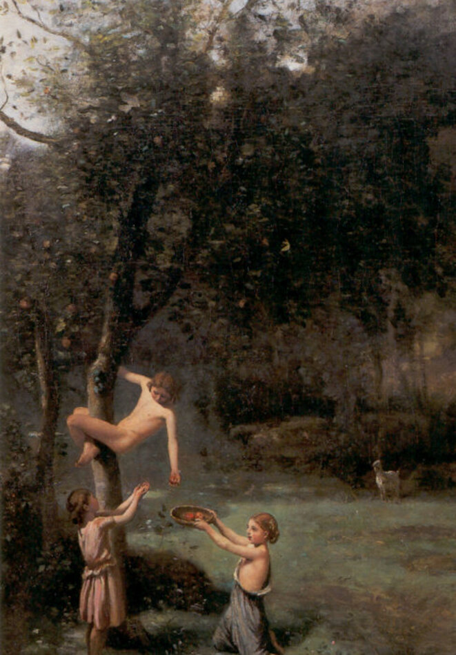 Le verger de Camille Corot © Musée de Semur-en-Auxois Le verger de Camille Corot © Musée de Semur-en-Auxois