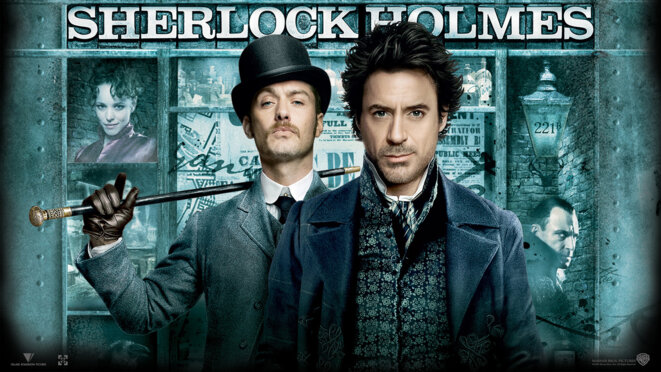 Le « Sherlock Holmes » de Guy Ritchie, avec Robert Downey Jr et Jude Law (2009). © Warner Bros France