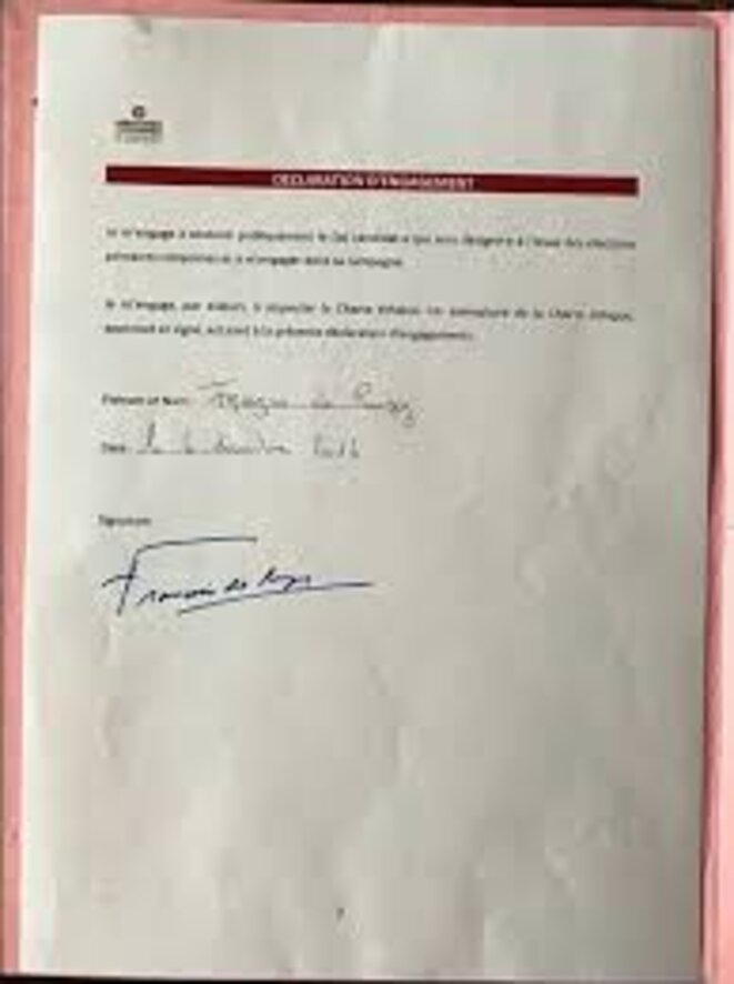 Engagement pris en décembre 2016 par F. de Rugy de soutenir le vainqueur de la primaire de la gauche Engagement pris en décembre 2016 par F. de Rugy de soutenir le vainqueur de la primaire de la gauche