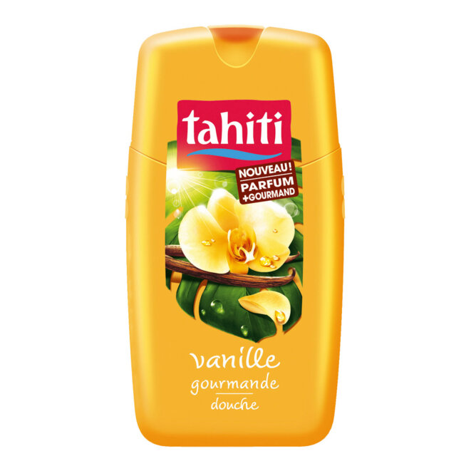 La marque Tahiti appartient à Colgate Palmolive, qui fait aussi des croquettes pour chien.