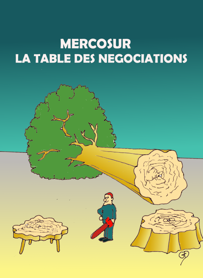 MERCOSUR : La table des négotiations © Guy Delaunay