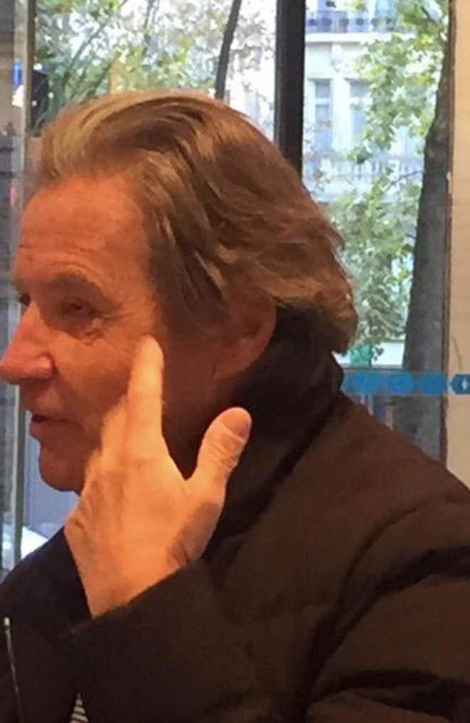 Jean-Luc Brunel en novembre 2017, à Paris. © Document Mediapart Jean-Luc Brunel en novembre 2017, à Paris. © Document Mediapart