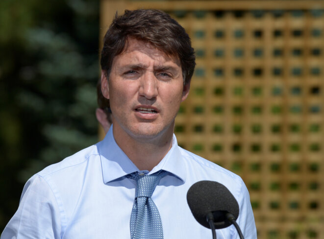 Justin Trudeau, le 14 août. © Reuters