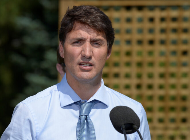Justin Trudeau, le 14 août. © Reuters Justin Trudeau, le 14 août. © Reuters