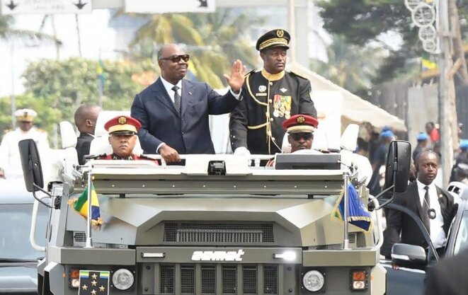 Ali BONGO ONDIMBA, Président de la République, Chef suprême de l'Armée - Défilé en date 17 Août 2019 Ali BONGO ONDIMBA, Président de la République, Chef suprême de l'Armée - Défilé en date 17 Août 2019