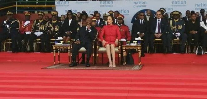 Tribune - Ali & Sylvia BONGO ONDIMBA - Gabon - Fête de l'indépendance 17 Août 2019 Tribune - Ali & Sylvia BONGO ONDIMBA - Gabon - Fête de l'indépendance 17 Août 2019