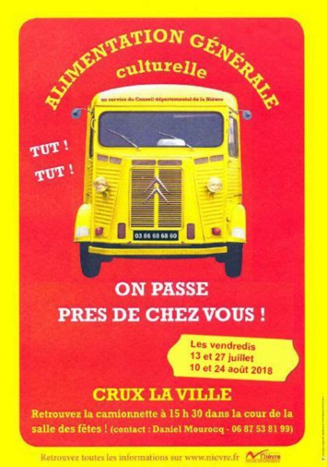 Le camion d'Alimentation Culturelle Générale Le camion d'Alimentation Culturelle Générale