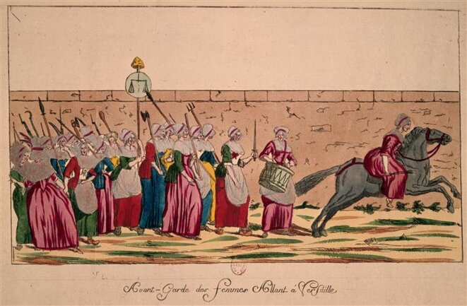 Marche des femmes sur Versailles le 5 octobre 1789 © BNF Marche des femmes sur Versailles le 5 octobre 1789 © BNF