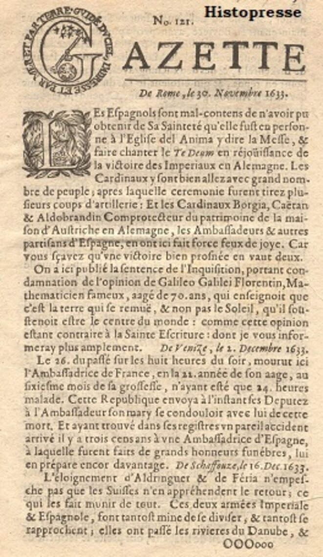 Histoire de la presse