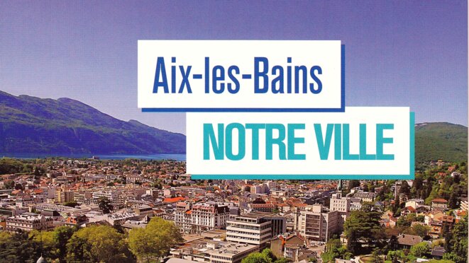 La page de garde du dernier bulletin de communication de la majorité municipale La page de garde du dernier bulletin de communication de la majorité municipale