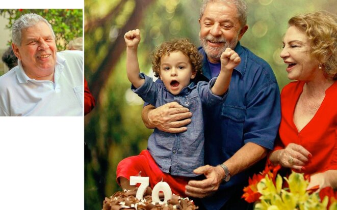 Vavá, Arthur, Lula et Marisa Vavá, Arthur, Lula et Marisa