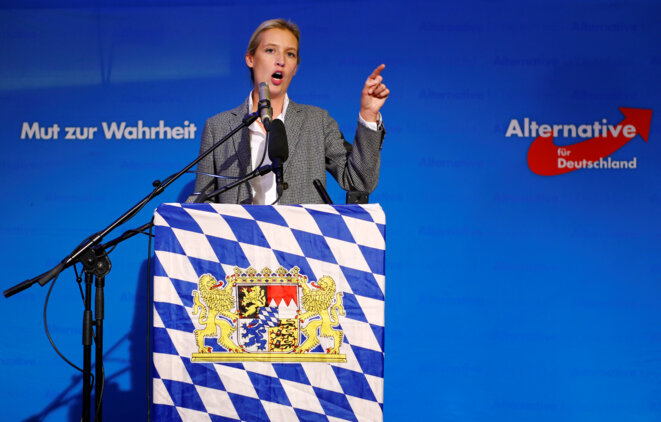 Alice Weidel, le 14 octobre 2018. © Reuters/Wolfgang Rattay
