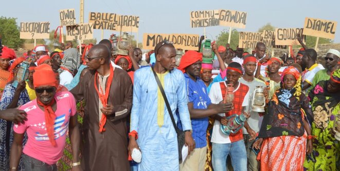 Manifestation des populations du Nord du Sénégal Manifestation des populations du Nord du Sénégal
