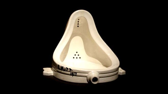 La « Fontaine » de Marcel Duchamp. © DR