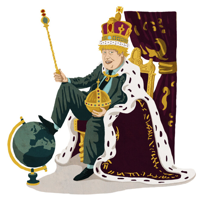 Boris Johnson, bientôt reine d'Angleterre?