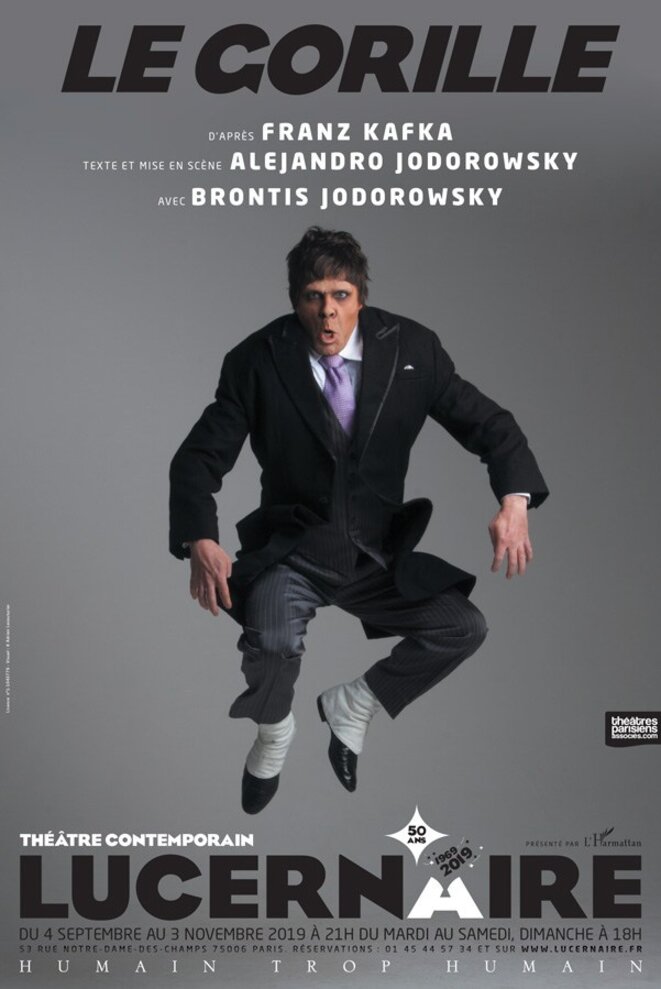 «  Le Gorille »  des Jodorowsky, un bel hommage à l’esprit kafkaïen