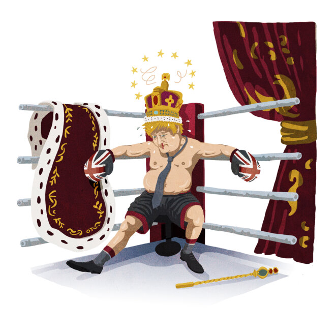 Boris Johnson sur le ring!