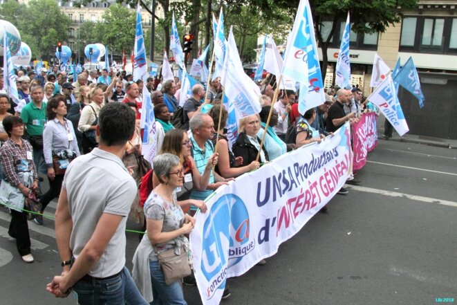 Manifestation unitaire Fonction publique du 22 mai 2018 (cortège UNSA, Paris) © Luc Bentz Manifestation unitaire Fonction publique du 22 mai 2018 (cortège UNSA, Paris) © Luc Bentz