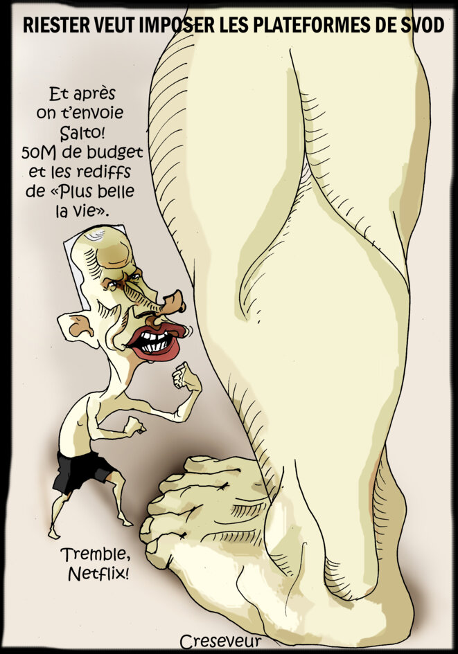 Franck Riester organise la riposte contre les plateformes de SVOD