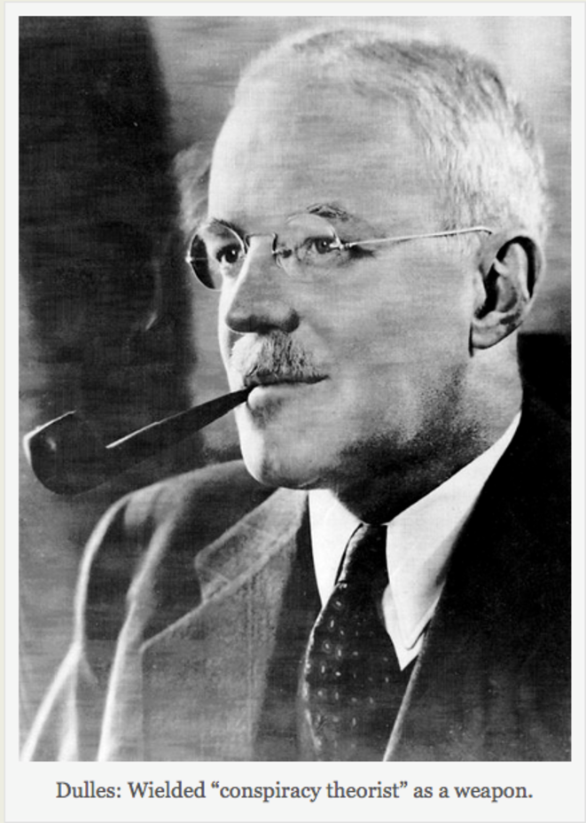 Former CIA Director Allen Dulles © TBC Former CIA Director Allen Dulles © TBC