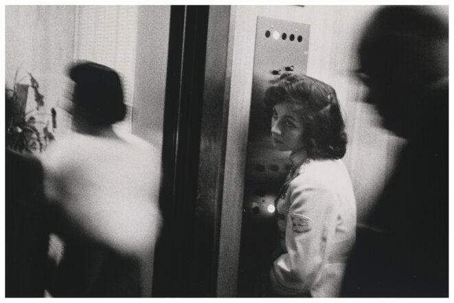 The Elevator Girl, 1955 © Robert Frank The Elevator Girl, 1955 © Robert Frank