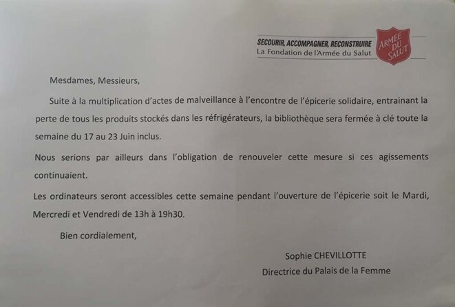 La punition © Armée du Salut La punition © Armée du Salut