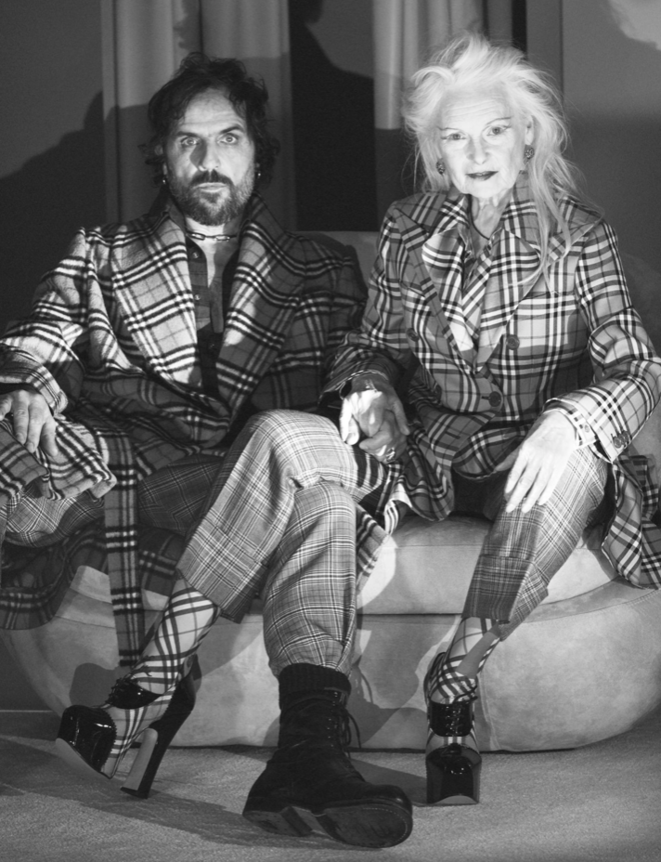 Dame Vivienne Westwood et son mari, Andreas Kronthaler. © Burberry / “FashionUnited” Dame Vivienne Westwood et son mari, Andreas Kronthaler. © Burberry / “FashionUnited”