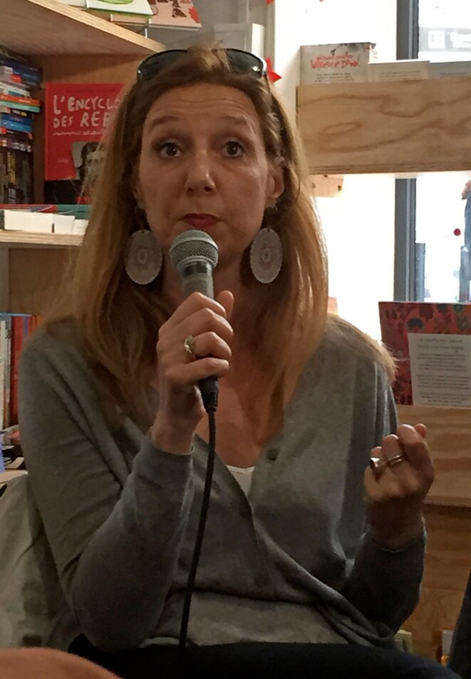 Laurence De Cock à la librairie Libertalia, Montreuil, avril 2019 © Gilles Walusinski Laurence De Cock à la librairie Libertalia, Montreuil, avril 2019 © Gilles Walusinski