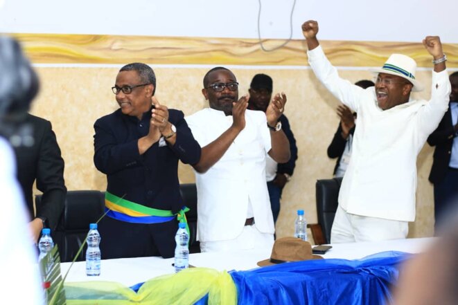 Gabon - 2ème journée de la tournée de Brice LACCRUCHE ALIHANGA à Port-Gentil- Rencontre avec l'ensemble des responsables publics et privés - 18 septembre 2019 Gabon - 2ème journée de la tournée de Brice LACCRUCHE ALIHANGA à Port-Gentil- Rencontre avec l'ensemble des responsables publics et privés - 18 septembre 2019