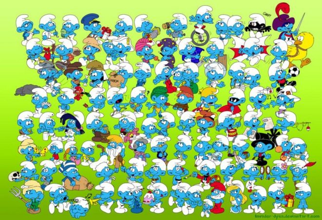 100-schtroumpfs