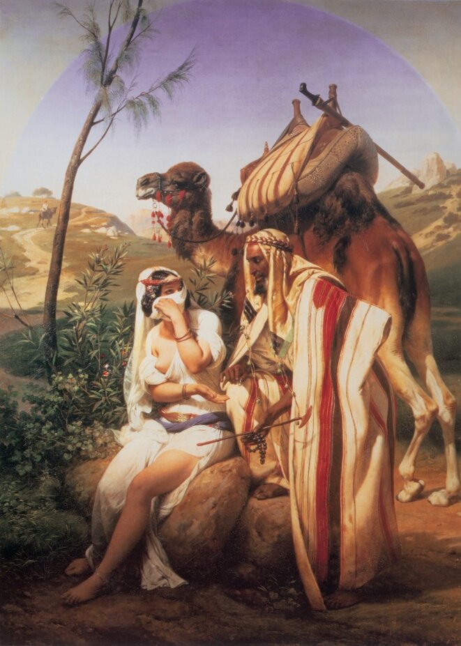 « Juda et Tamar » d’Horace Vernet huile sur toile, 129 x 97.5 cm (Wallace Collection, Londres)