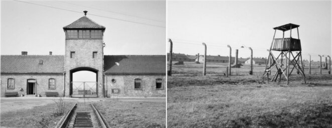 Camp d'extermination de Birkenau, rattaché à celui d'Auschwitz situé à proximité [Photo YF]