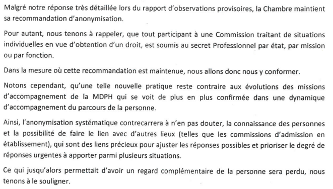 extrait réponse présidente GIP MDPH 35 extrait réponse présidente GIP MDPH 35