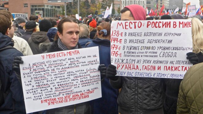 La place de la Russie dans le monde : 138e sur l'échelle de la corruption, 144 pour la démocratie... © CB La place de la Russie dans le monde : 138e sur l'échelle de la corruption, 144 pour la démocratie... © CB