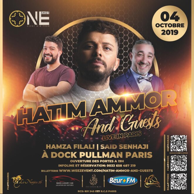 Hatim Ammor en concert aux Docks Pullman