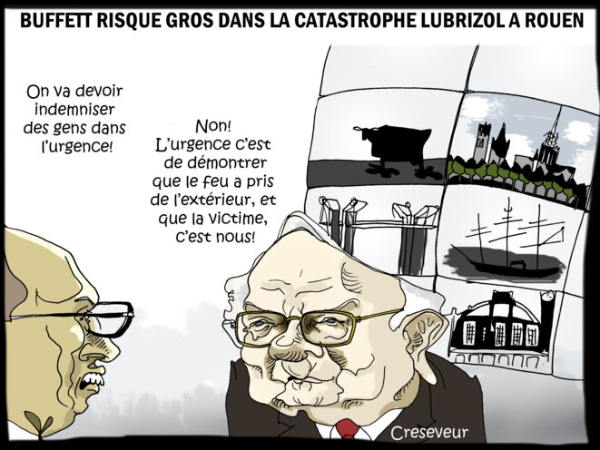 Warren Buffett, propriétaire de Lubrizol, réagit à la catastrophe de Rouen