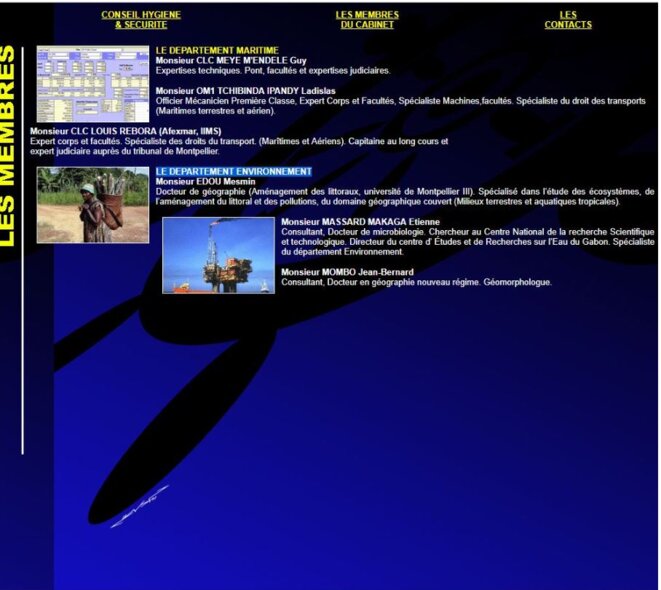 Cabinet Gabonais d'Expertises Maritimes et Environnementales (C.G.E.M.E). Cabinet Gabonais d'Expertises Maritimes et Environnementales (C.G.E.M.E).
