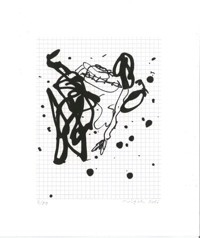 Luc Rigal, « sans titre », photolithographie, 28 x 24 cm, 2016 Luc Rigal, « sans titre », photolithographie, 28 x 24 cm, 2016