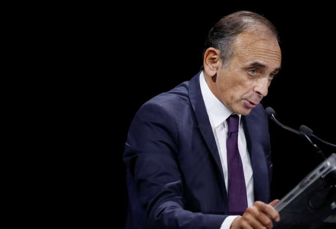 Éric Zemmour à la «Convention de la droite». © Reuters Éric Zemmour à la «Convention de la droite». © Reuters