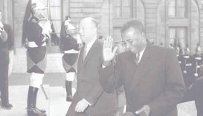 Sylvanus Olympio et Jacques Foccart à l'Elysée, mars 1962 Sylvanus Olympio et Jacques Foccart à l'Elysée, mars 1962