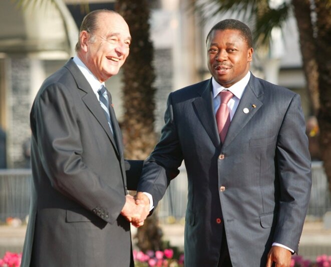 Faure Gnassingbé et Jacques Chirac en 2007 Faure Gnassingbé et Jacques Chirac en 2007