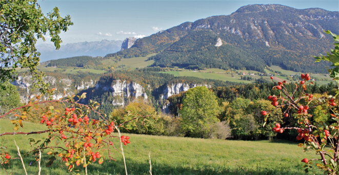 Massif du Vercors © Patrice Morel (octobre 2019) Massif du Vercors © Patrice Morel (octobre 2019)