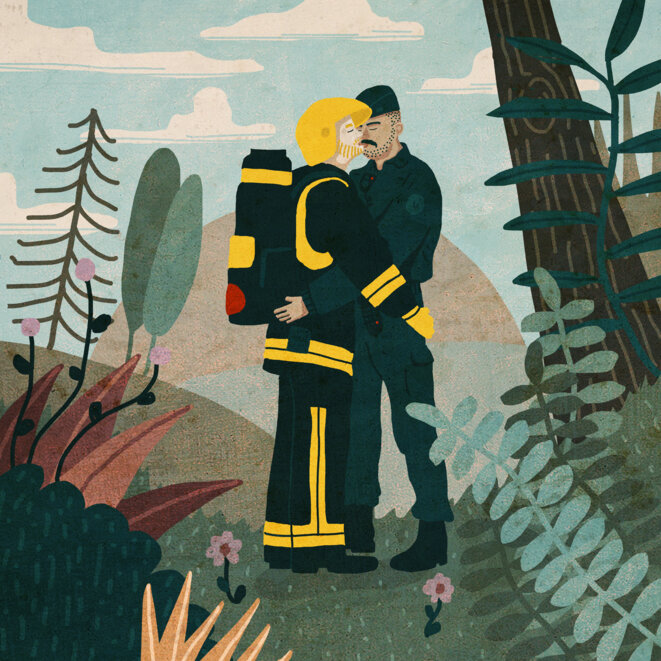 Les feux de l'amour-haine © Martin Wautie Les feux de l'amour-haine © Martin Wautie