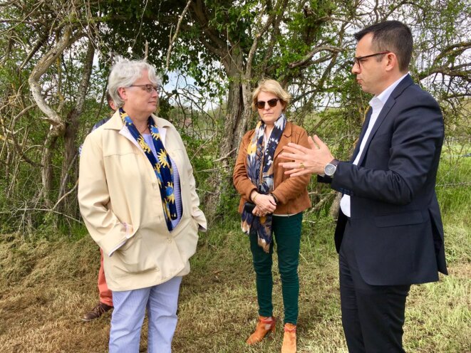 Marie-Françoise Lecaillon (à gauche) est préfète de l'Allier depuis janvier 2018, Claude Riboulet président du conseil départemental depuis septembre 2017. © Compte twitter @claude-riboulet (30.04.2019) Marie-Françoise Lecaillon (à gauche) est préfète de l'Allier depuis janvier 2018, Claude Riboulet président du conseil départemental depuis septembre 2017. © Compte twitter @claude-riboulet (30.04.2019)