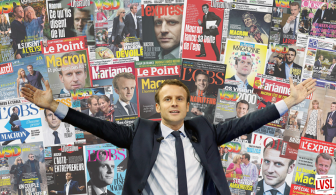 Macron – Icône politique des grands Médias Macron – Icône politique des grands Médias