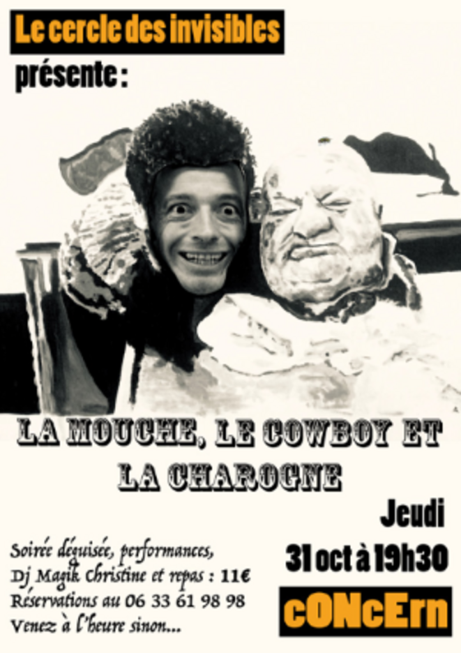La Mouche, Le Cowboy et La Charogne au cONcErn à Cosne d'Allier
